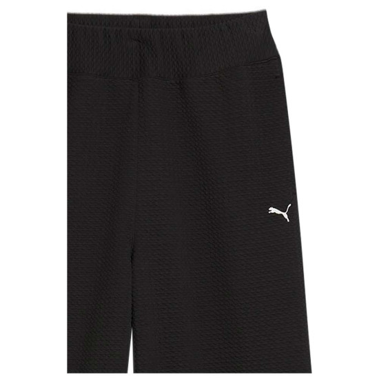 Puma Γυναικείο παντελόνι φόρμας Studio Textured High-Waist Pants